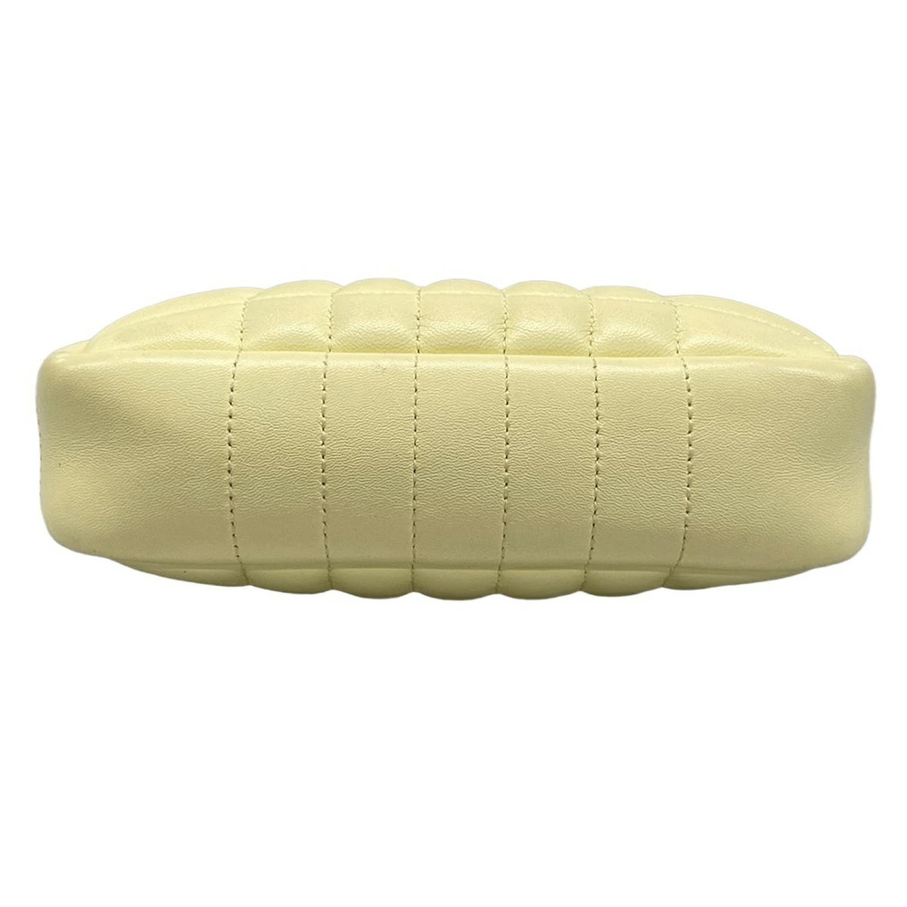 BURBERRY Laura Shoulder Bag Chain Ivory White Leather - Picture 5 of 7